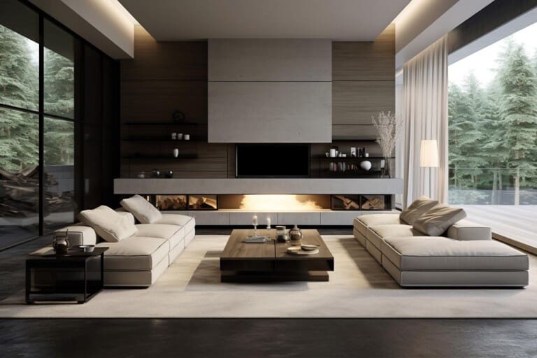 modern living room interior design