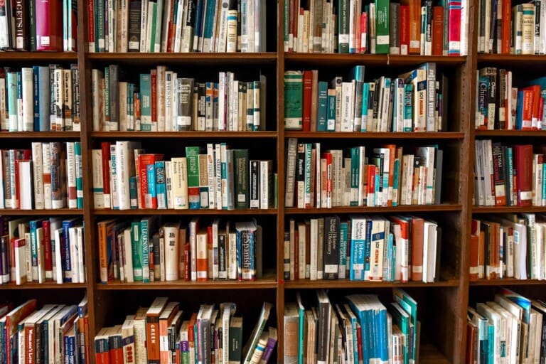 Independent bookshop interior — The Book Loft